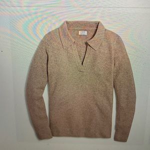 Brand new womens super soft yarn polo sweater size small Jcrew